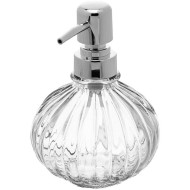 Porta Sabonete 330ml Liquido Redondo Com Pump Vidro